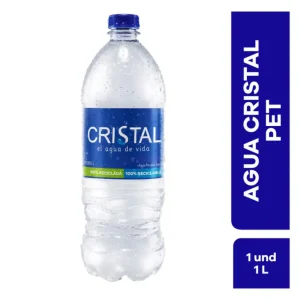 Agua CRISTAL Botella (1000 ml)