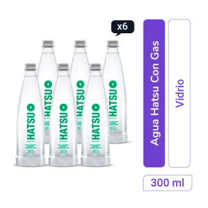 Hatsu Soda Vidrio 300 Ml X 6 Und